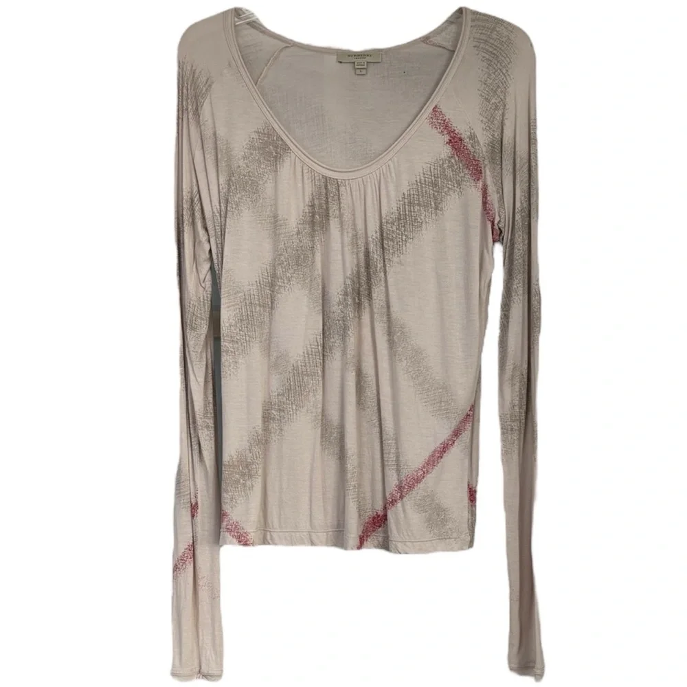 Vintage Burberry Nova Check Shirt Y2K Lightweight Plaid All Season Size Large - Picture 14 of 16